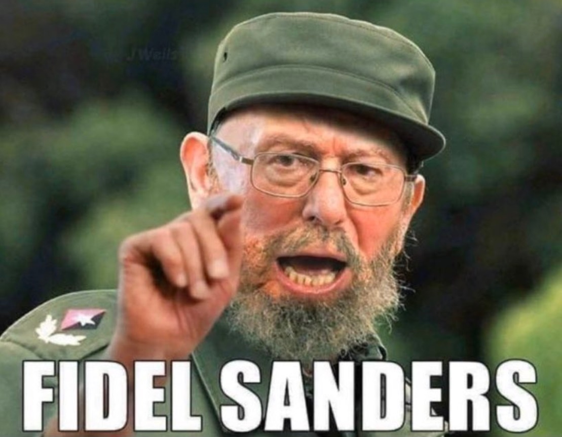 PHOTO Fidel Bernie Sanders