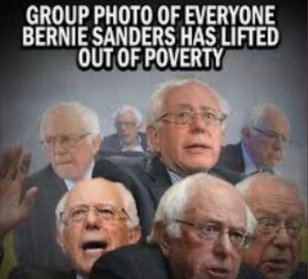 PHOTO Group Photo Of Everyone Bernie Sanders Has Lifted Out Of Poverty