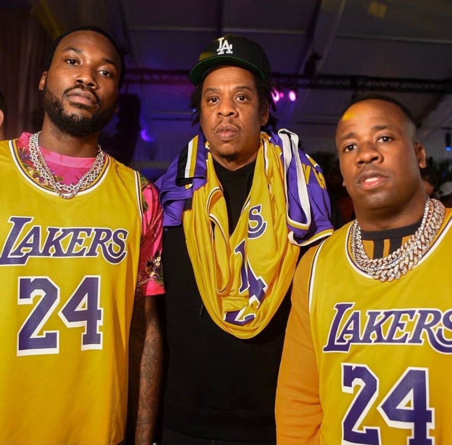 PHOTO Jay Z And Meek Mill In Kobe Bryant Jerseys