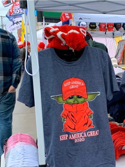 PHOTO Keep America Great Baby Yoda T-Shirt