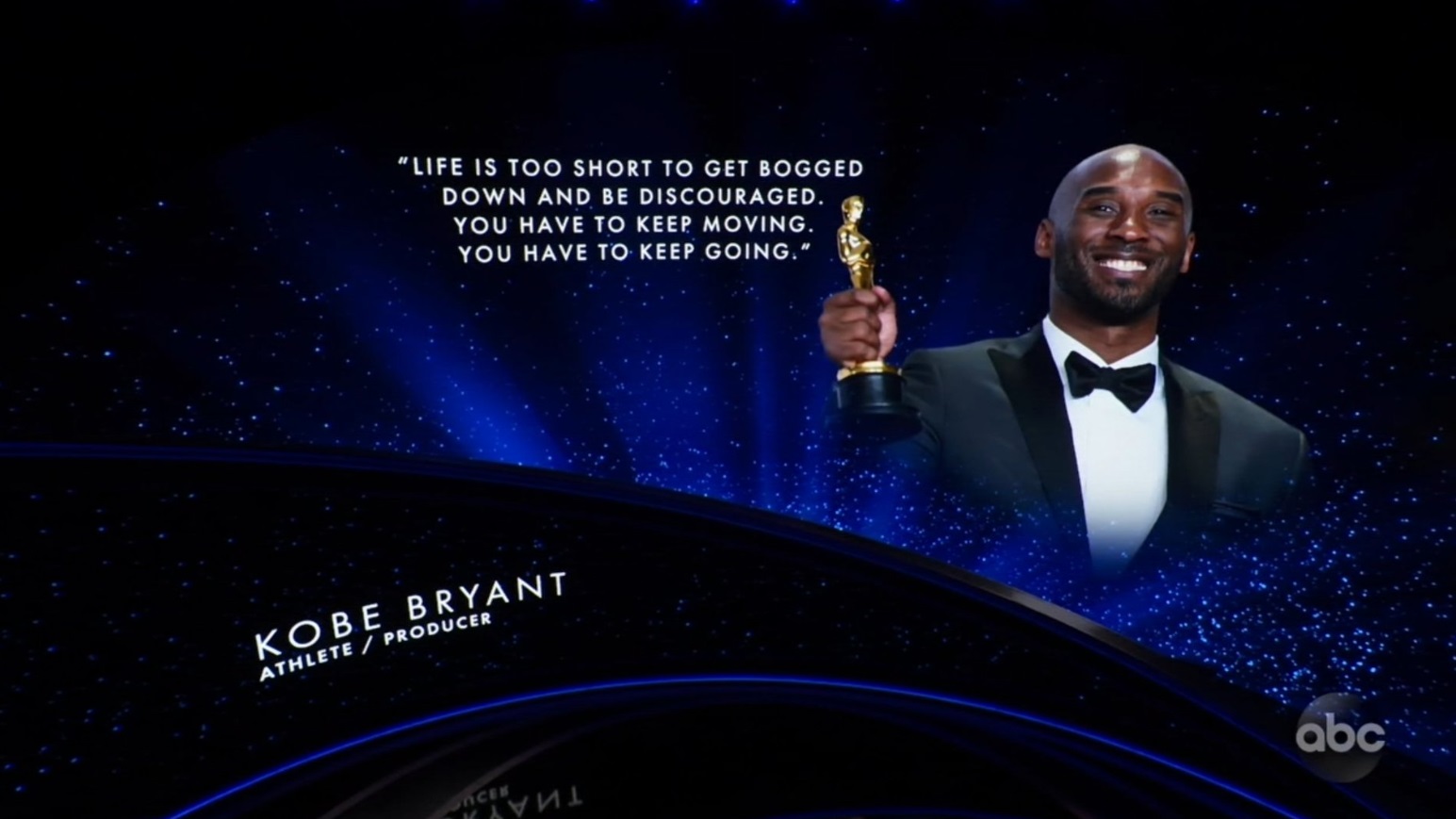 PHOTO Kobe Bryant Honored At The Oscars