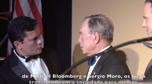 PHOTO Michael Bloomberg With Sergio Moro