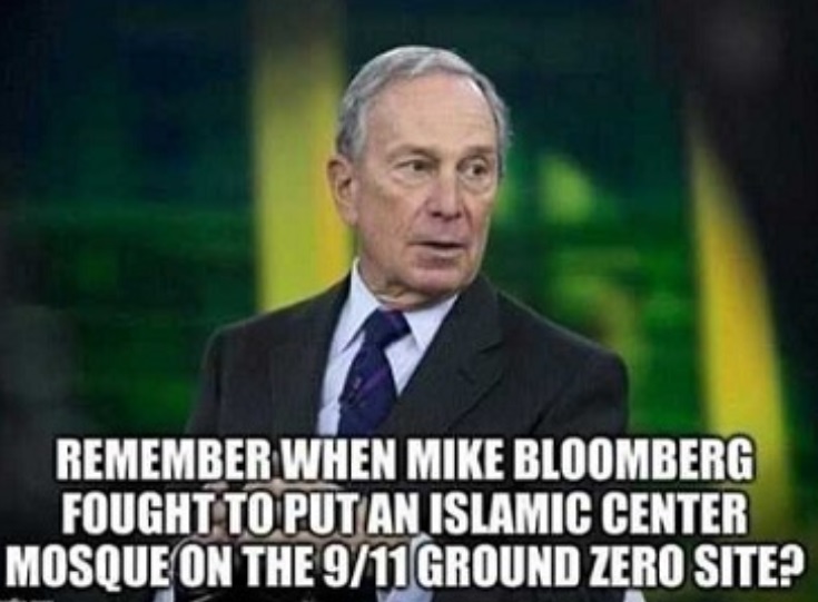 PHOTO Mike Bloomberg Once Fought To Put Mosque On 911 Ground Zero Site