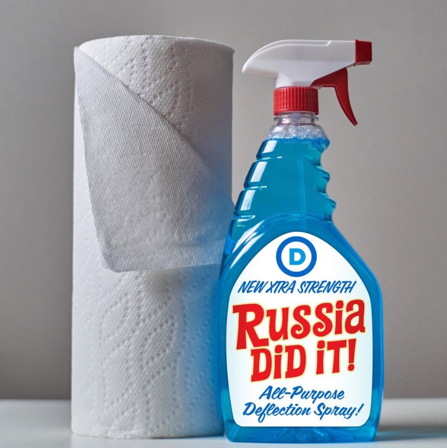 PHOTO Russia Did It All Purpose Spray Meme