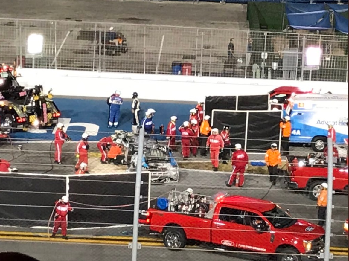 PHOTO Ryan Newman's Car Is Just Rubble