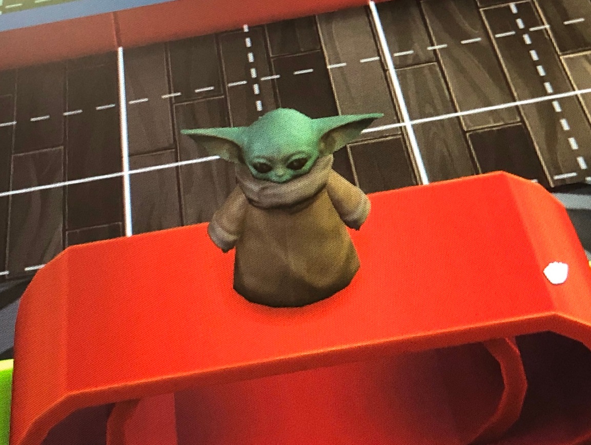 PHOTO What It Looks Like When Baby Yoda Is Finally On The Table In Sims