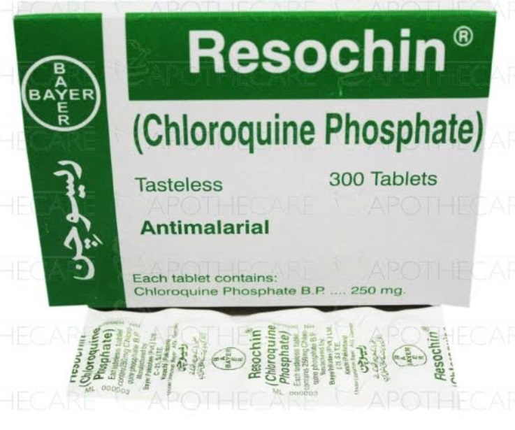 PHOTO Bayer Makes Chloroquine Phosphate That Treats Malaria But It Is Not Approved For Treating Corona Virus