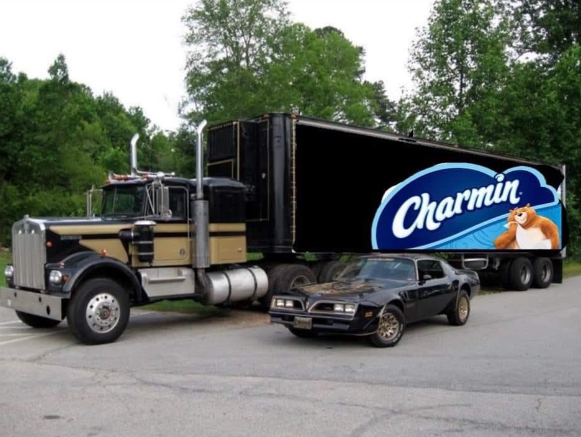 PHOTO Charmin Truck On It's Way To Fill Up Stores With Toilet Paper