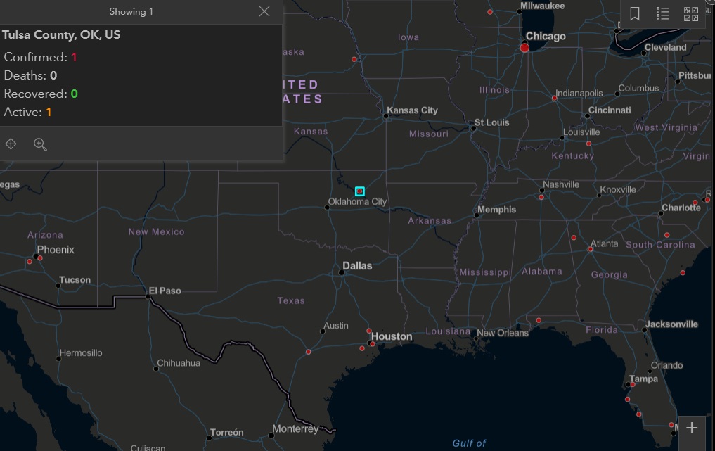 PHOTO Corona Virus Has Arrived In Tulsa County Oklahoma