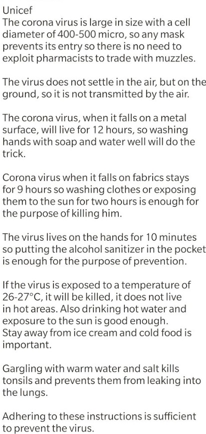 PHOTO Corona Virus Lives On Handa For 10 Minutes Metal Surfaces For 12 Hours And Fabrics For 9 Hours