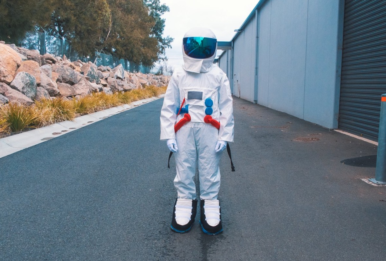 PHOTO Corona Virus Proof Space Suit