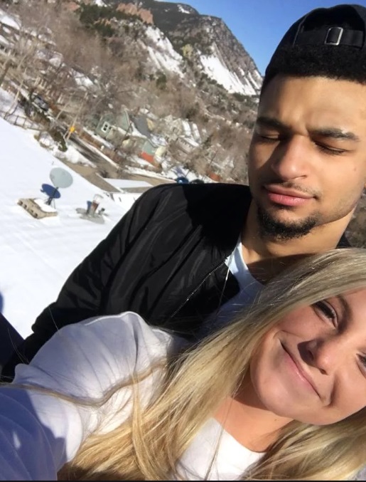 PHOTO Jamal Murray Holding His Girlfriend In The Mountains