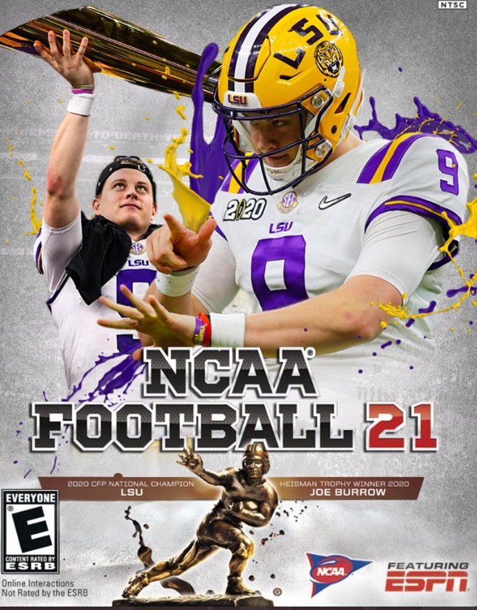 PHOTO Joe Burrow On The Cover Of NCAA Football 21