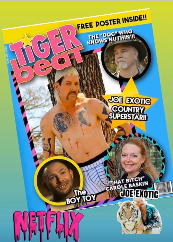 PHOTO Joe Exotic Country Superstar On Cover Of Tiger Beat Magazine