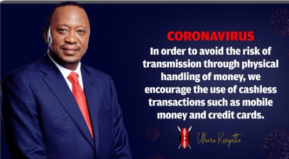 PHOTO Kenya Pushing For Cashless Transactions To Avoid Corona Virus Transmission Through Money