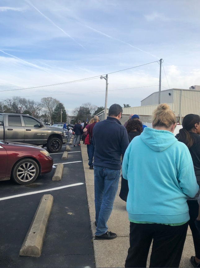 PHOTO Mount Juliet Super Tuesday Voting Turnout Despite Tornado