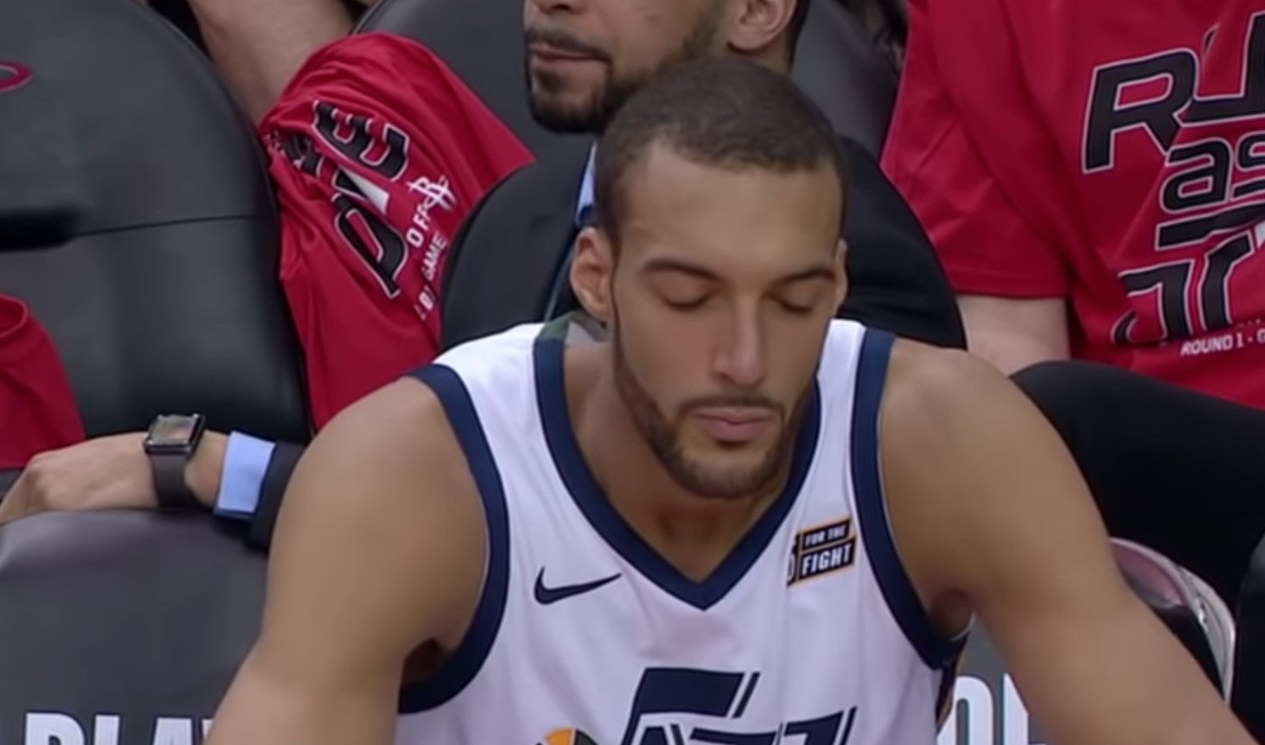 PHOTO Rudy Gobert When He Realizes His Whole Team Hates Him For Spreading Corona Virus