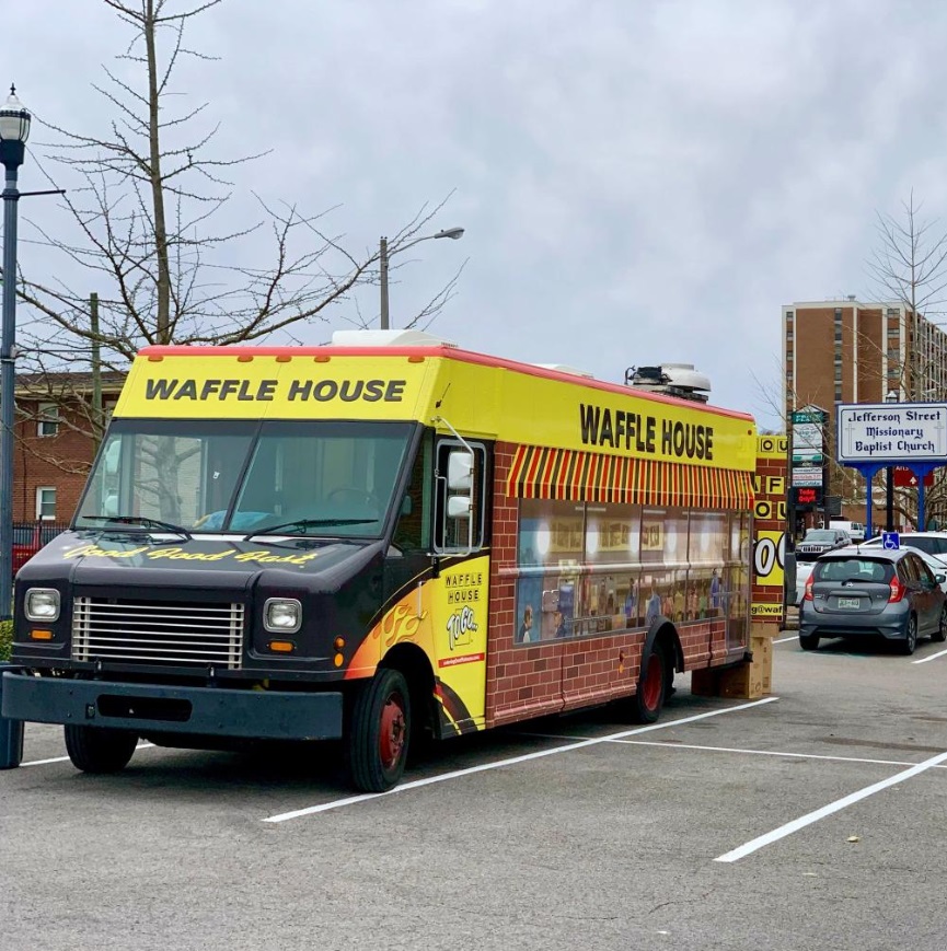 PHOTO Waffle House Food Truck On Jefferson St To Serve Tornado Victims