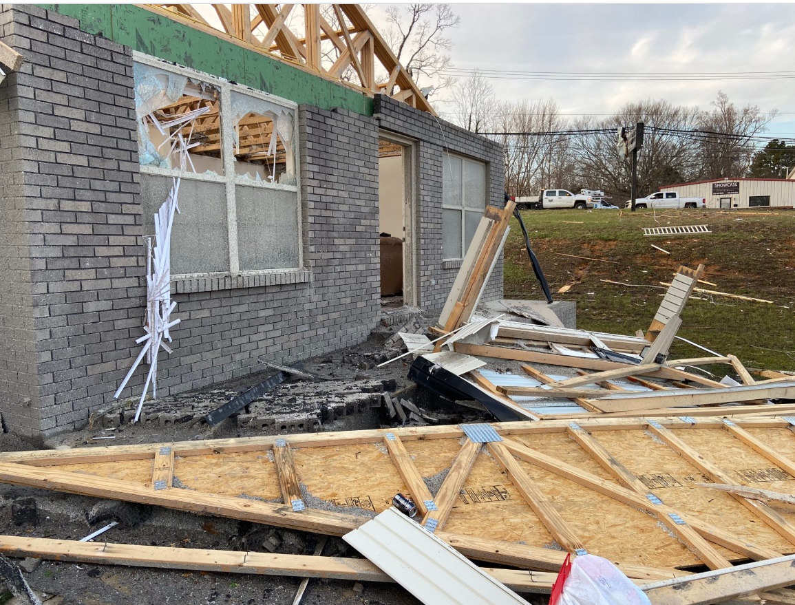 PHOTO Whats Left Of Westwood Apartments Outside Of Cookeville