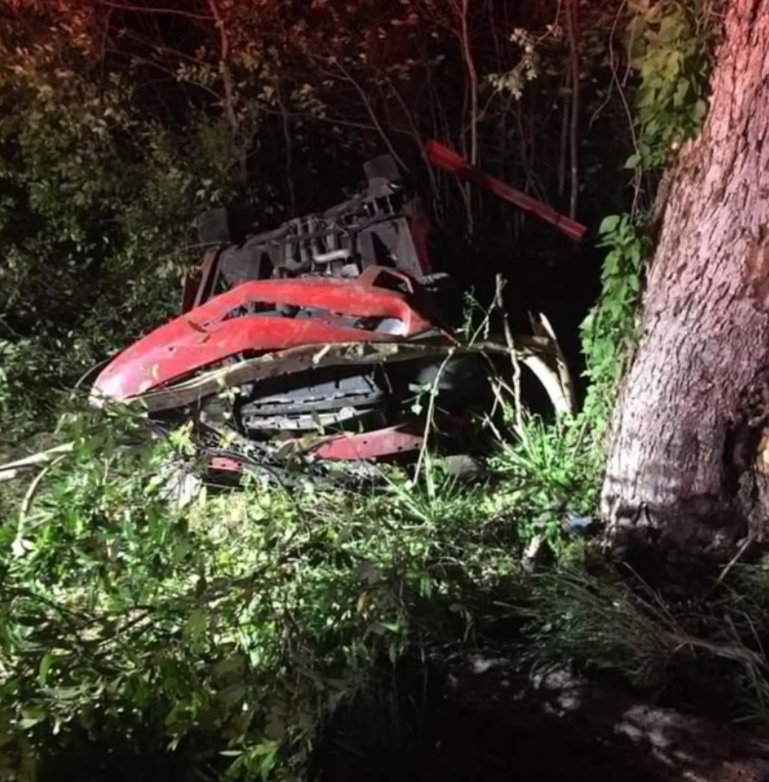 Close Up Photos Of Tarvaris Jackson Accident Scene Including Air Bag Deployed On Car 