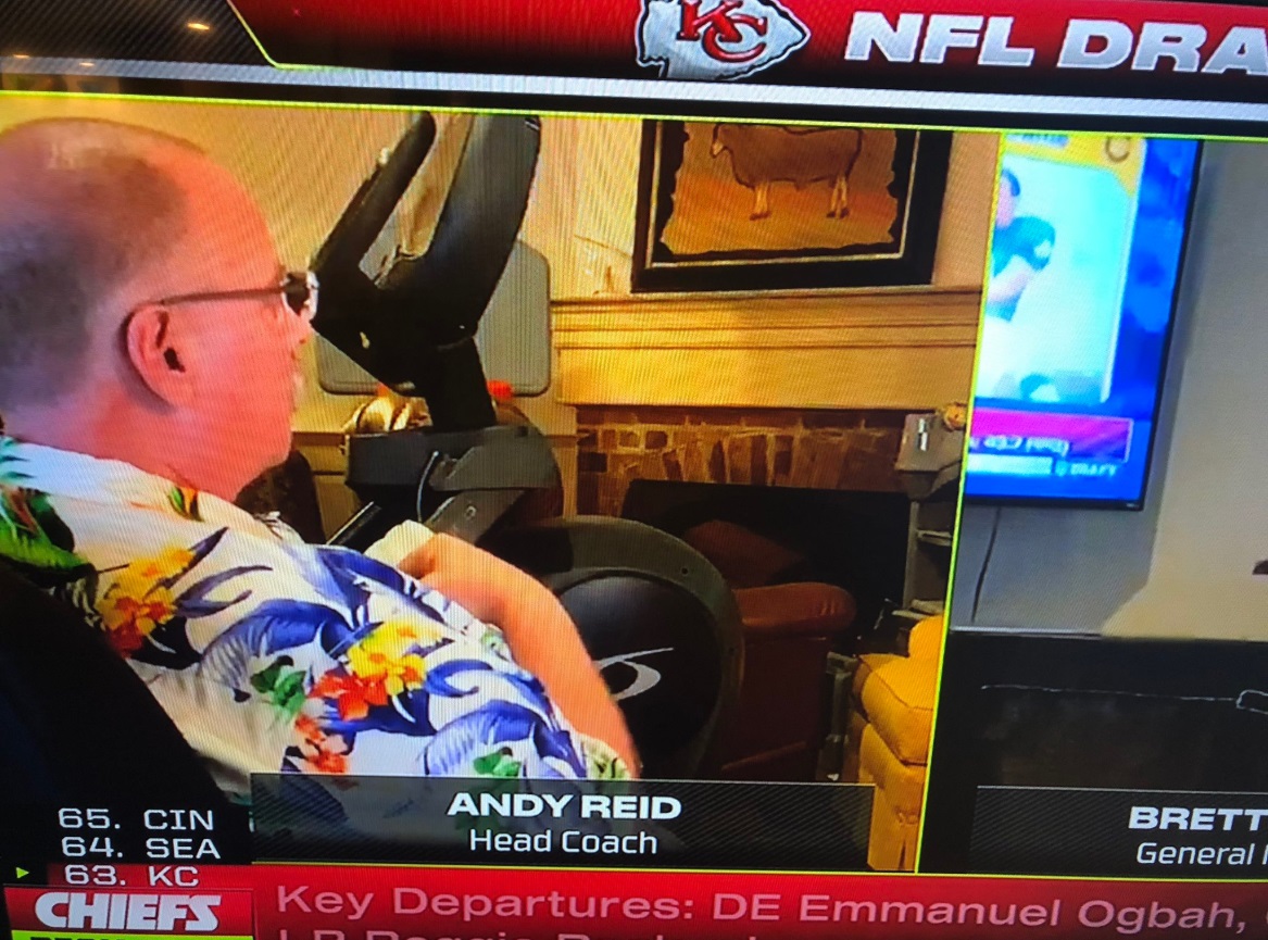 PHOTO Andy Reid Has A Cardio Machine In His House That He NEVER Uses