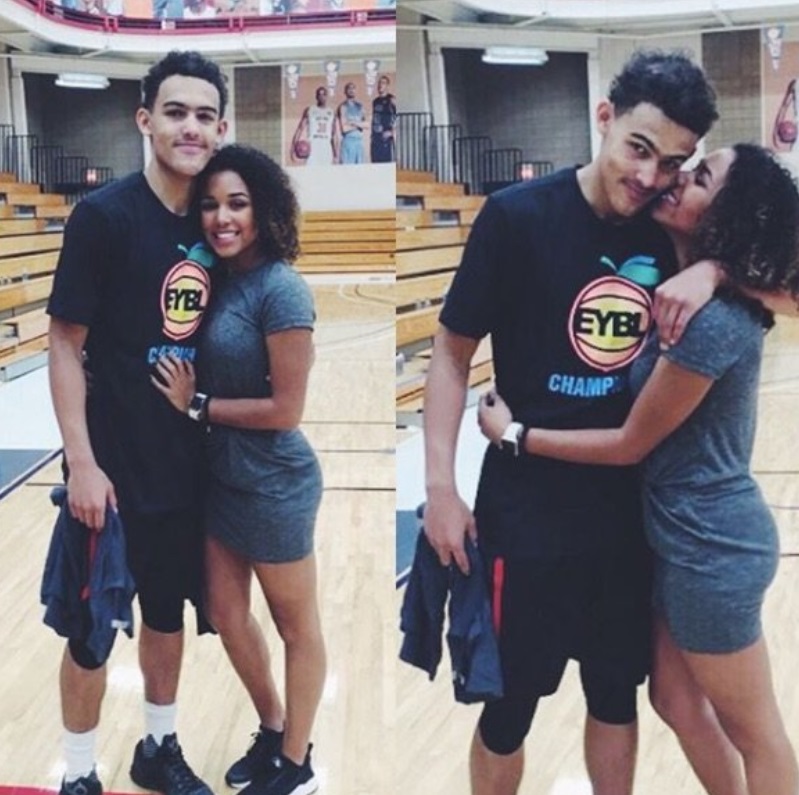 PHOTO CeeDee Lamb's Girlfriend Kissing Trae Young