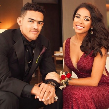 PHOTO CeeDee Lamb's Girlfriend Went To Prom With Trae Young