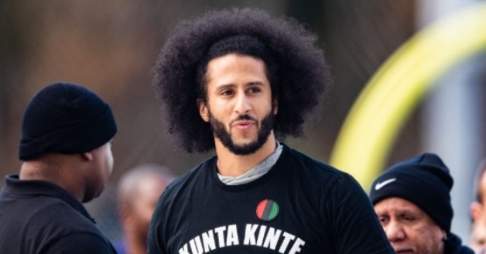 PHOTO Colin Kaepernick Wearing A Kunta Kinte Shirt