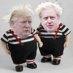 PHOTO Donald Trump And Boris Johnson As Midget Twins