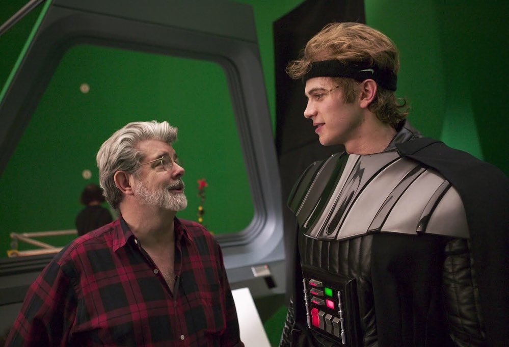 PHOTO Hayden Christensen In Darth Vader Suit