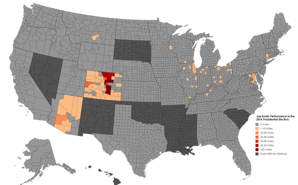PHOTO Joe Exotic Got 800 Votes In Colorado In The 2016 Presidential