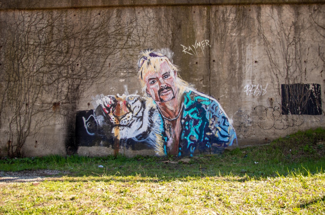 PHOTO Joe Exotic Mural In Pittsburgh