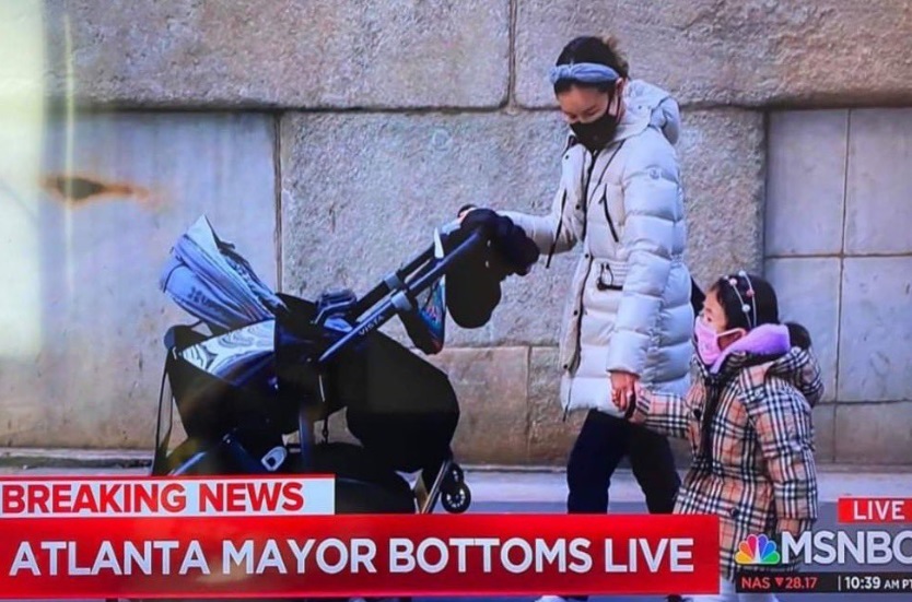 PHOTO MSNBC Crazy Headline Atlanta Mayor Bottoms Live