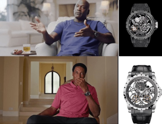 PHOTO Michael Jordan Scottie Pippen Wearing Expensive Watches On Last Dance