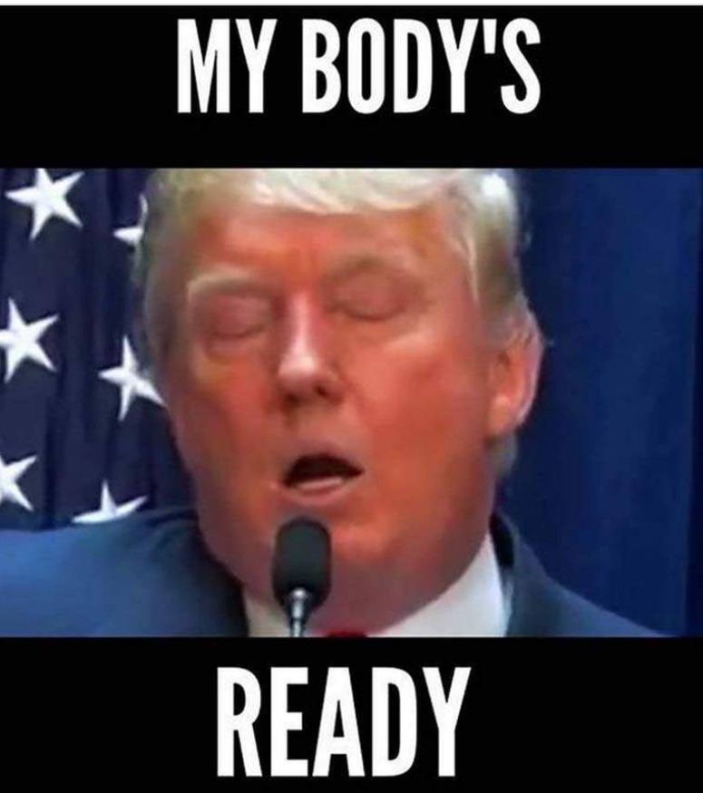 PHOTO My Body's Ready Donald Trump Meme