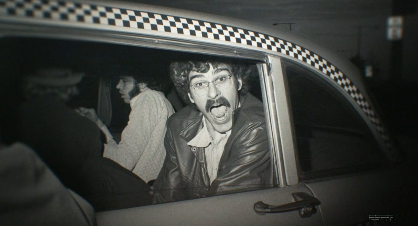 PHOTO Phil Jackson Mouth Wide Open In Taxi In The Last Dance