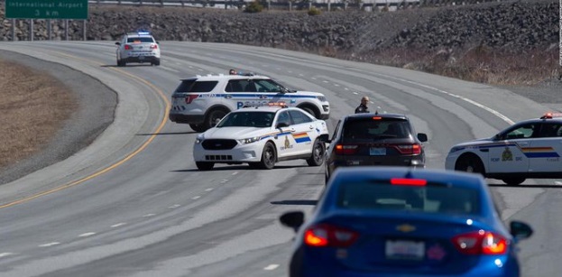 PHOTO Road Closed In Nova Scotia After Shooting