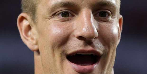 PHOTO Rob Gronkowski's Excited Face