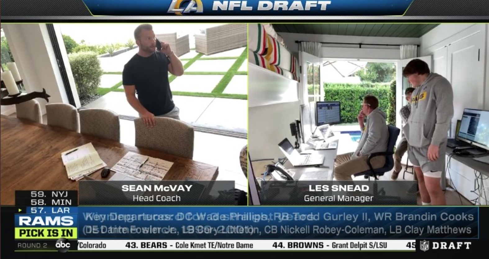 PHOTO Sean McVay's Lawn At His House Looks Like Cemetery