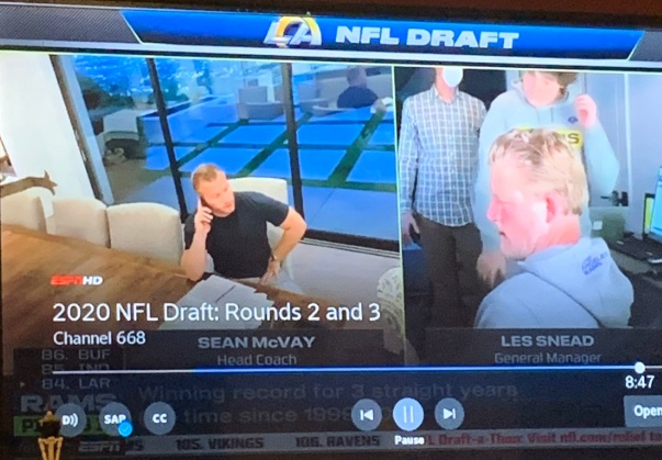 PHOTO The View Of Los Angeles Sean McVay Has Is Ridiculous