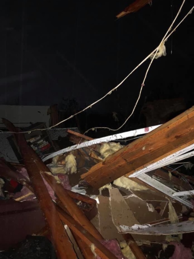 PHOTO Tornado In Chattanooga Destroys Roof And Brick