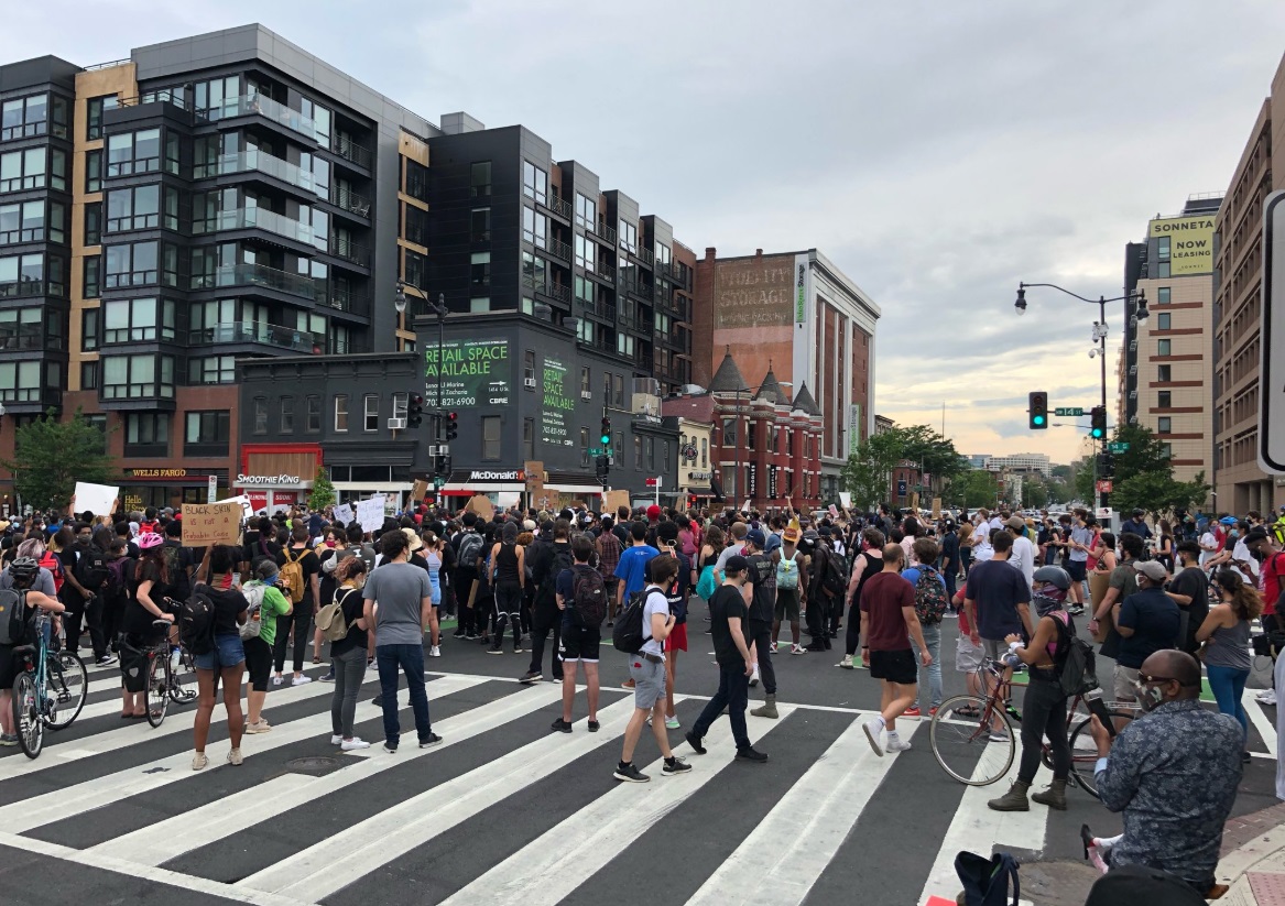 PHOTO 150 Protesters Shutdown 14 & U St. in DC