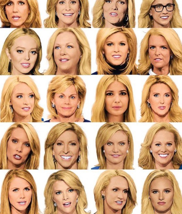 PHOTO All The Women That Work For Or Support Donald Trump Are Blonde