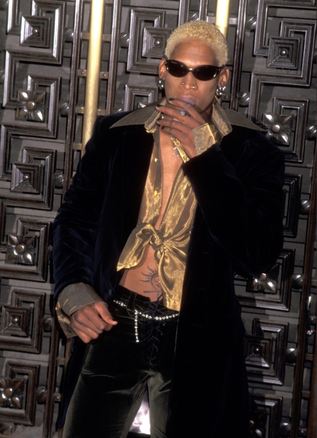 PHOTO Dennis Rodman Smoking A Joint