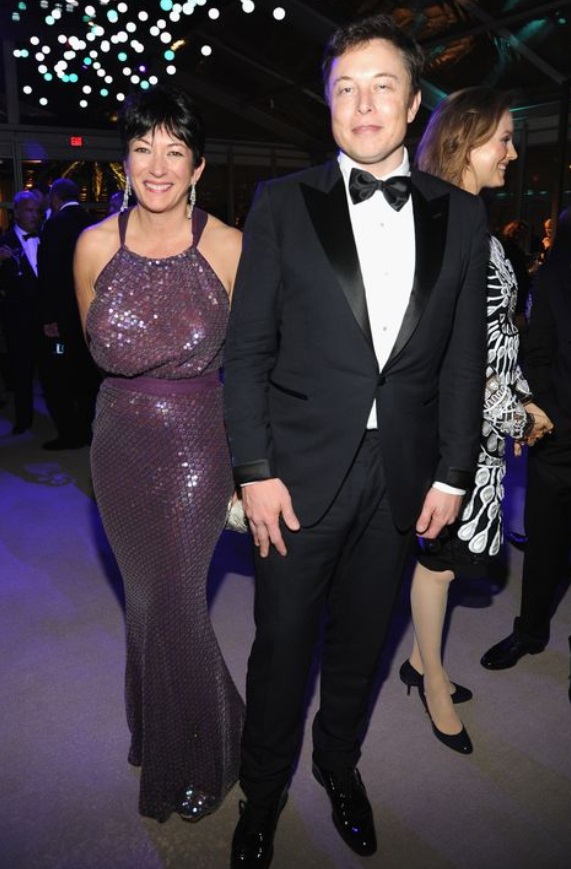 PHOTO Elon Musk Hanging Out With Ghislaine Maxwell