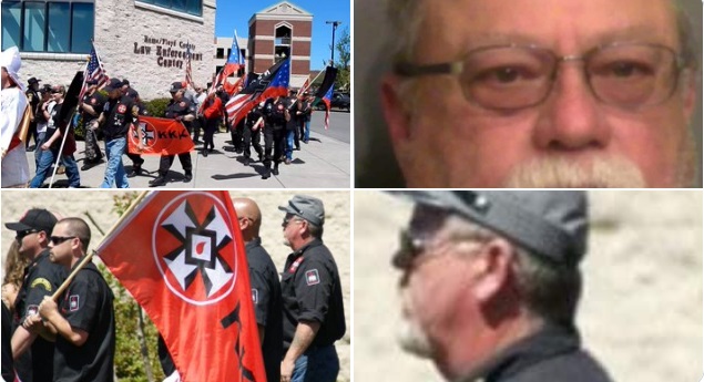 PHOTO Father Arrested For Death Of Ahmaud Aubrey Was At KKK Rally In Rome Georgia In 2016