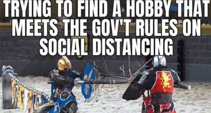 PHOTO Finding A Hobby That Fits The Governments Rules On Social Distancing