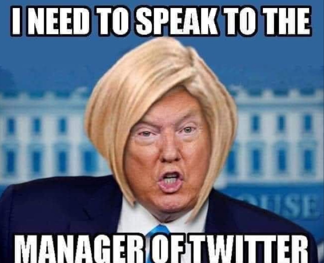 PHOTO I Need To Speak With The Manager Of Twitter Donald Trump Meme