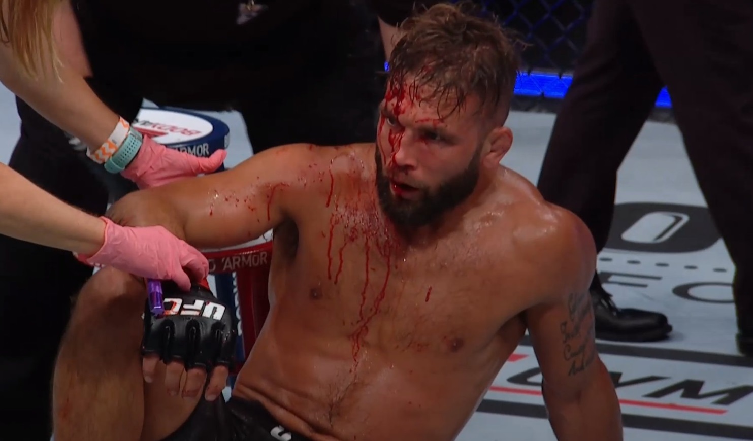 PHOTO Jeremy Stephens Has No Idea What Happened After Getting It Handed To Him In UFC 249