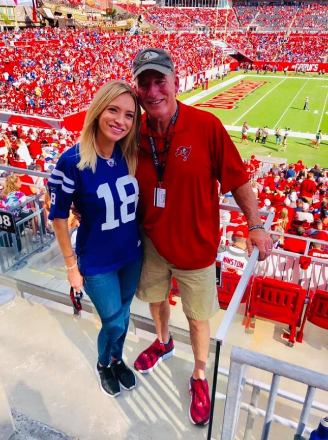 PHOTO Kayleigh McEnany At Colts Buccaneers Game In A Peyton Manning Colts Jersey